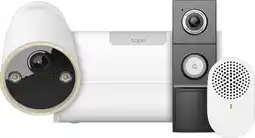 Coolblue TP-Link Tapo C460 + H500 CentralHub + D235 Smart Battery & Wired Doorbell aanbieding