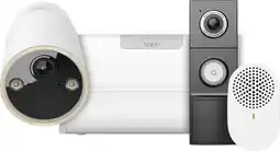 Coolblue TP-Link Tapo C460 + H500 CentralHub + D235 Smart Battery & Wired Doorbell aanbieding
