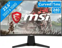 Coolblue MSI MAG 245C X24 Curved aanbieding