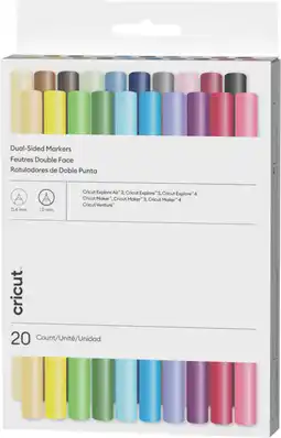 Coolblue Cricut Explore/Maker Dual-Sided Markers Ultimate 20-pack aanbieding