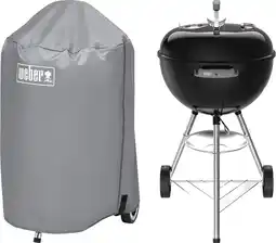 Coolblue Weber Original Kettle 47 cm Zwart + Weber Hoes 47 cm aanbieding
