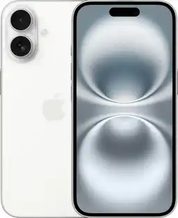 Coolblue Apple iPhone 16 128GB Wit aanbieding
