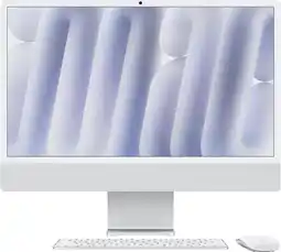 Coolblue Apple iMac 24 inch M4 (10 core CPU/10 core GPU) 16GB/256GB Zilver QWERTY aanbieding