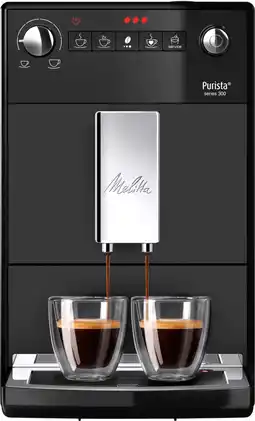 Coolblue Melitta Purista F230-104 Zwart aanbieding