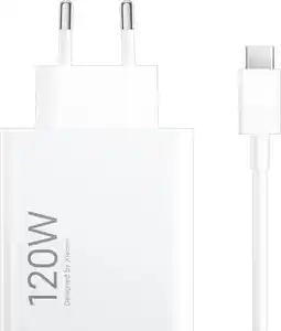 Coolblue Xiaomi Hypercharge Power Delivery Oplader 120W + Usb A naar Usb C Kabel (1m) Wit aanbieding