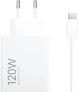 Coolblue Xiaomi Hypercharge Power Delivery Oplader 120W + Usb A naar Usb C Kabel (1m) Wit aanbieding