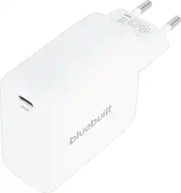 Coolblue BlueBuilt 100W GaN Usb C Oplader Wit aanbieding