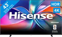 Coolblue Hisense 43 QLED E7Q (2025) aanbieding