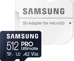 Coolblue Samsung MicroSDXC PRO Ultimate 512 GB 130MB/s aanbieding