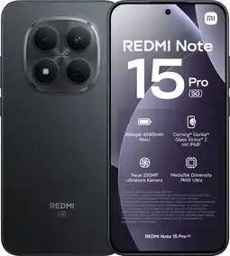 Coolblue Redmi Note 15 Pro 256GB Zwart 5G aanbieding