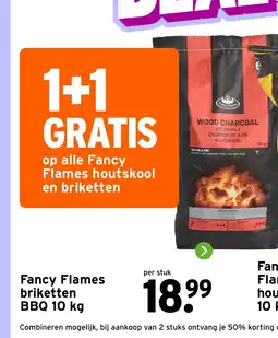GAMMA Fancy Flames briketten BBQ aanbieding