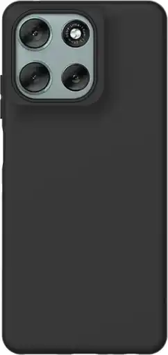 Coolblue Just in Case Soft Design Motorola Moto G56 Back Cover Zwart aanbieding