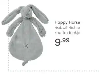 Baby & Tiener Happy Horse Rabbit Richie knuffeldoekje aanbieding