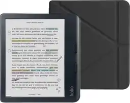 Coolblue Kobo Libra Colour Zwart + BlueBuilt Book Case Zwart aanbieding