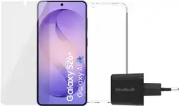 Coolblue Samsung Galaxy S26 Plus 256GB Donkerblauw 5G + Compleet Accessoirepakket aanbieding