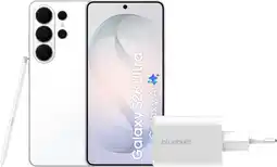 Coolblue Samsung Galaxy S26 Ultra 1TB Wit 5G + BlueBuilt Oplader 65 Watt Wit aanbieding