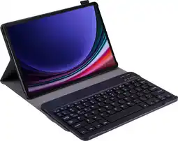 Coolblue Just in Case Samsung Galaxy Tab S9/S9 FE/S10 FE/S10 Lite Toetsenbordhoes QWERTY Zwart aanbieding
