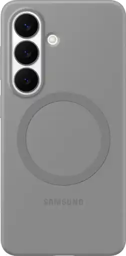 Coolblue Samsung Galaxy S26 Plus Siliconen Back Cover met Magneet Grijs aanbieding