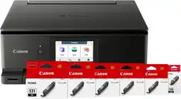 Coolblue Canon PIXMA TS8750 + 1 set extra inkt aanbieding