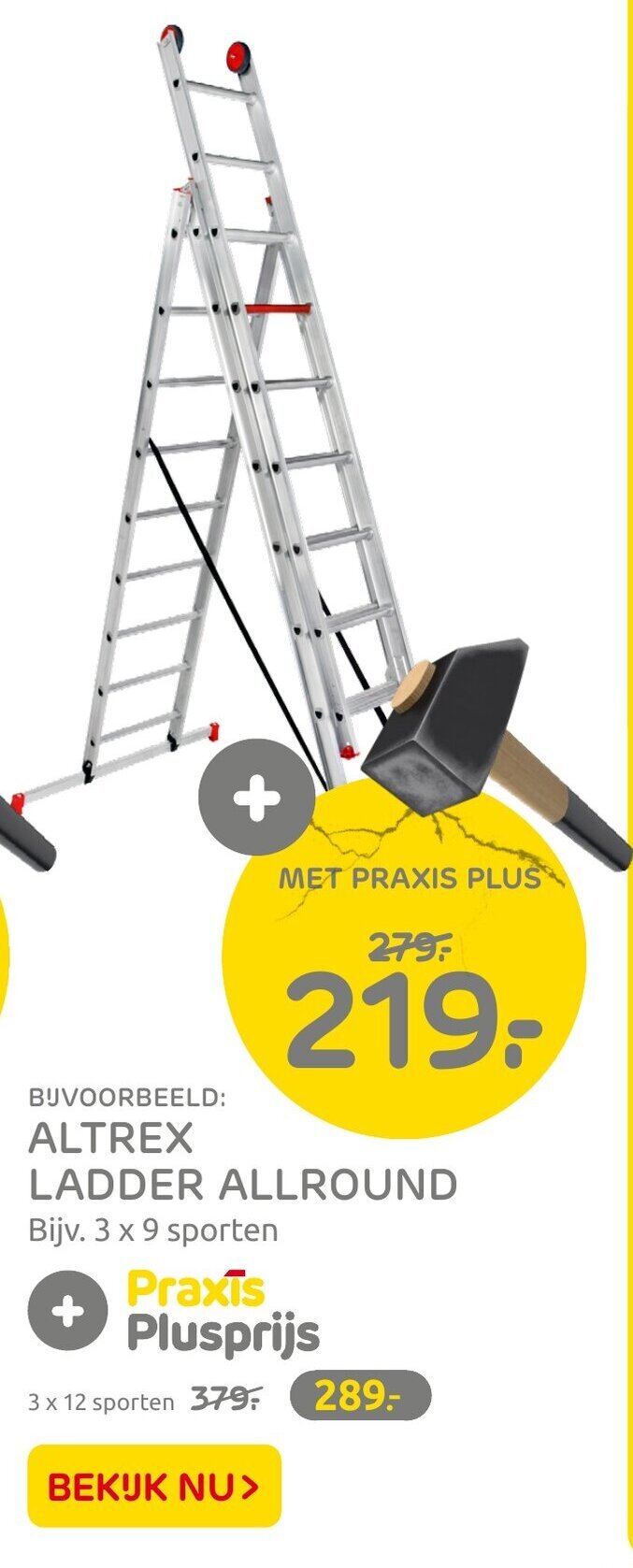 Altrex ladder allround aanbieding bij Praxis