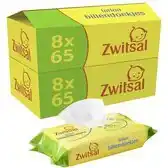 Bol.com Zwitsal Billendoekjes Lotion - Baby – 2 pakken van 8 x 65 stuks aanbieding