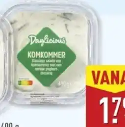 ALDI Daylicious komkommer aanbieding