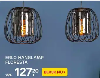 Praxis Eglo hanglamp floresta aanbieding