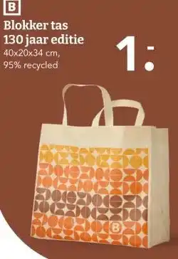 Blokker Blokker tas 130 jaar editie aanbieding