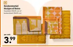 Blokker Keukentextiel Huisjes of Retro aanbieding