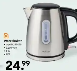 Blokker Waterkoker aanbieding