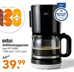 Blokker BRAUN Koffiezetapparaat aanbieding