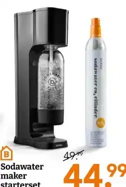 Blokker Sodawater maker starterset aanbieding