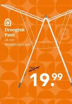 Blokker Droogrek Pavo aanbieding
