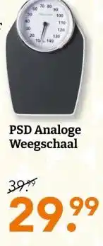 Blokker PSD Analoge Weegschaal aanbieding