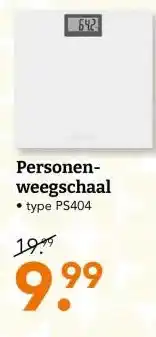 Blokker Personen- weegschaal aanbieding