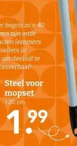 Blokker Steel voor mopset aanbieding