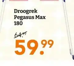 Blokker Droogrek Pegasus Max 180 aanbieding