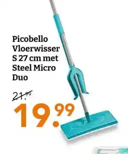 Blokker Picobello Vloerwisser S 27 cm met Steel Micro Duo aanbieding