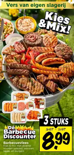 Vomar Voordeelmarkt Barbecuevlees aanbieding
