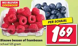 Nettorama Blauwe bessen of frambozen aanbieding