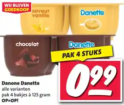 Nettorama Danone Danette aanbieding