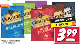 Nettorama Vergeer plakken kaas aanbieding