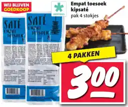 Nettorama Empat toesoek kipsaté aanbieding