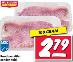 Nettorama Roodbaarsfilet zonder huid aanbieding