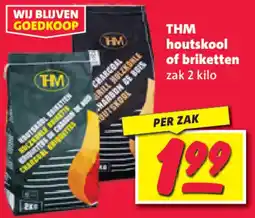 Nettorama THM houtskool of briketten aanbieding