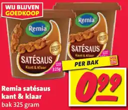 Nettorama Remia satésaus kant & klaar aanbieding