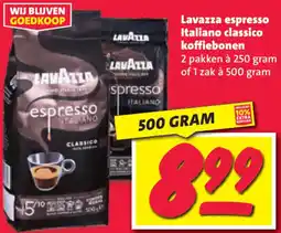 Nettorama Lavazza espresso Italiano classico koffiebonen aanbieding