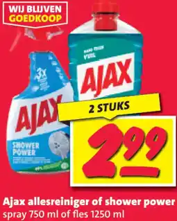 Nettorama Ajax allesreiniger of shower power aanbieding