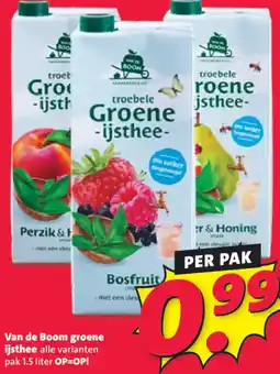 Nettorama Van de Boom groene ijsthee aanbieding