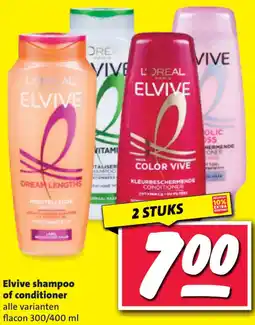 Nettorama Elvive shampoo of conditioner aanbieding